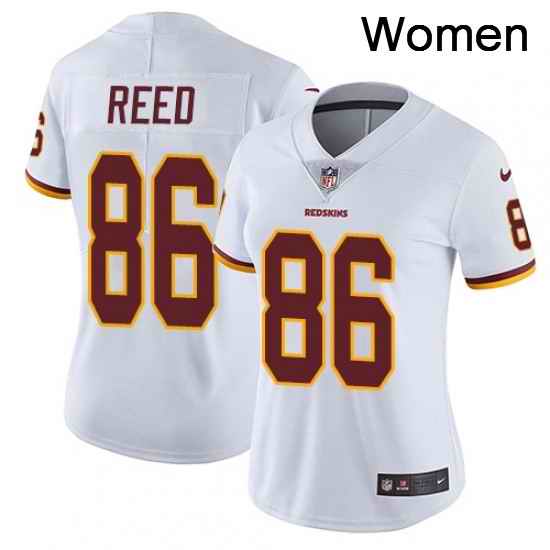 Womens Nike Washington Redskins 86 Jordan Reed Elite White NFL Jersey